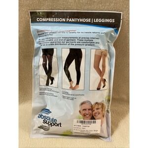 3XL Beige Absolute Support Compression Pantyhose Leggings Tights 20-30mmHg